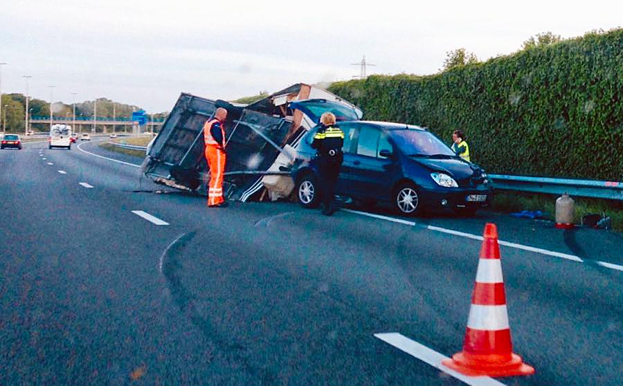 Slingeren met een caravan voorkomen